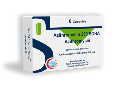 کپسول آزیترومایسین ۲۵۰ سها