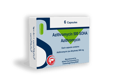 آزیترومایسین 500 سها