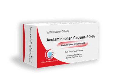 استامینوفن کدئین سها استامینوفن 300 / کدئین 20