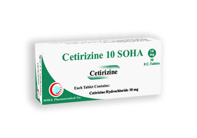 سیتیریزین 10 سها