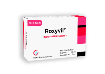 روکسی ویل (ایبوپروفن 400 / اکسی کدون 5)